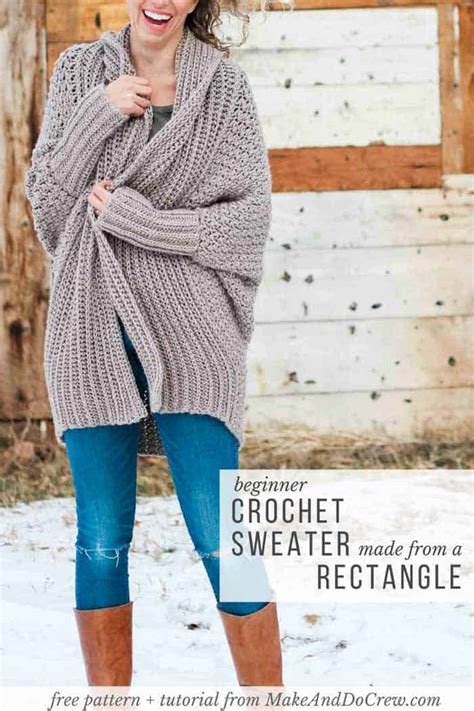 crochet bulky cardigan pattern free.